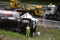 VU Gefahrgut LKW umgestuerzt A 4 Rich Koeln Hoehe AS Gummersbach P329